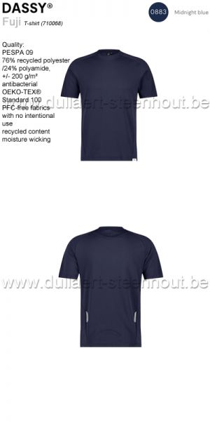 DASSY® Fuji (710068) T-shirt - BLEU NUIT