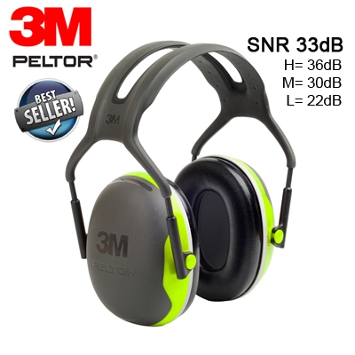 3M™ Peltor™ X Series Casque antibruit professionel